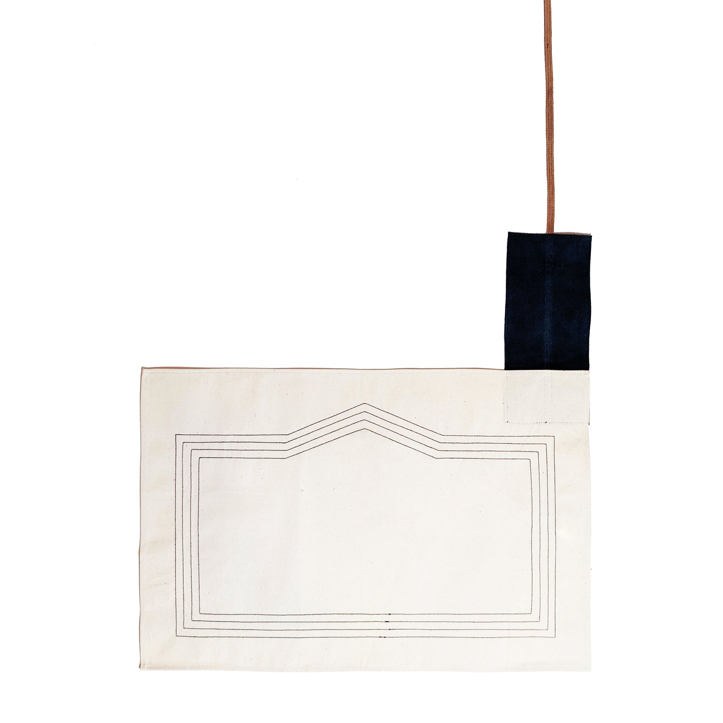 Mini Black & Brown Roll Up Prayer Mat - سجادة صلاة صغيرة
