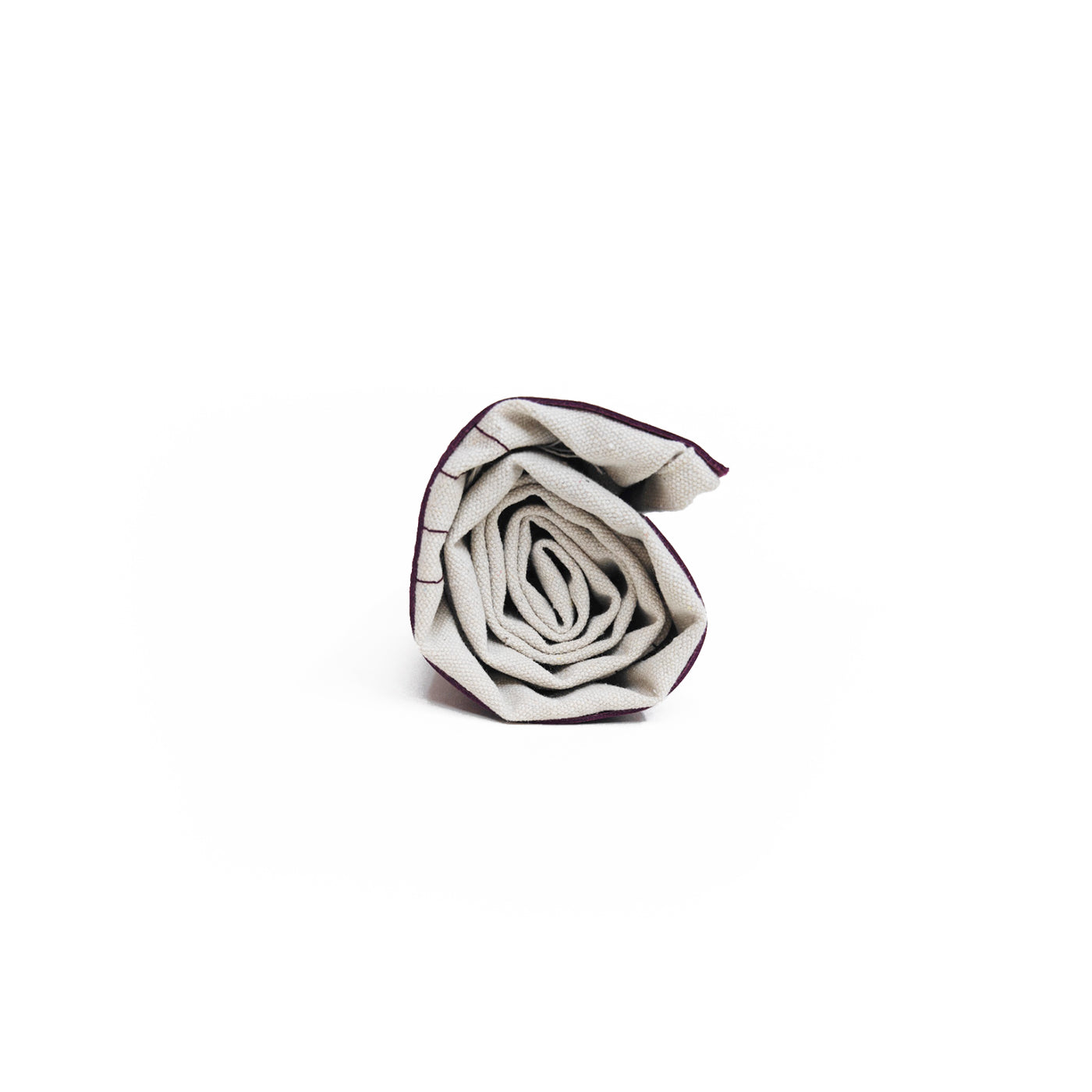 Sila Maroon & White Roll Up Prayer Mat - سجادة صلاة