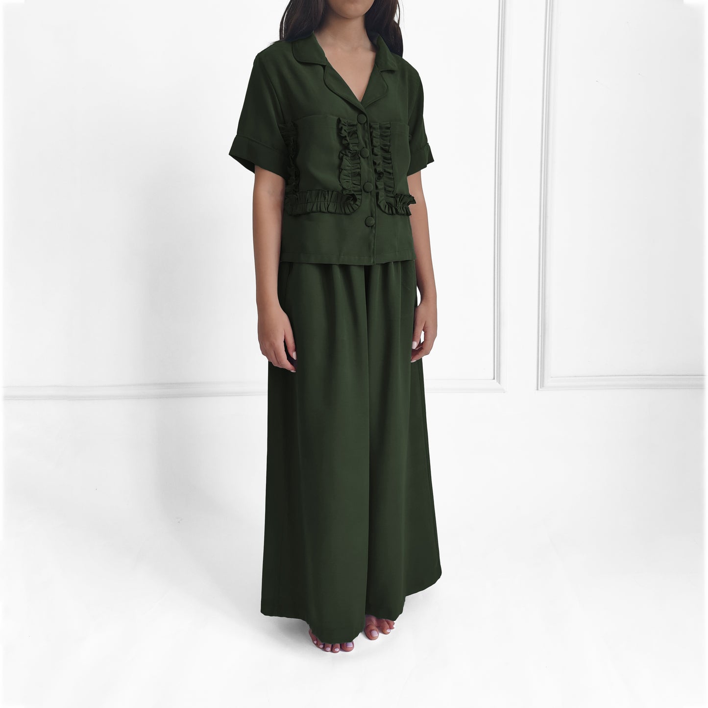 Frills Loungewear - Green