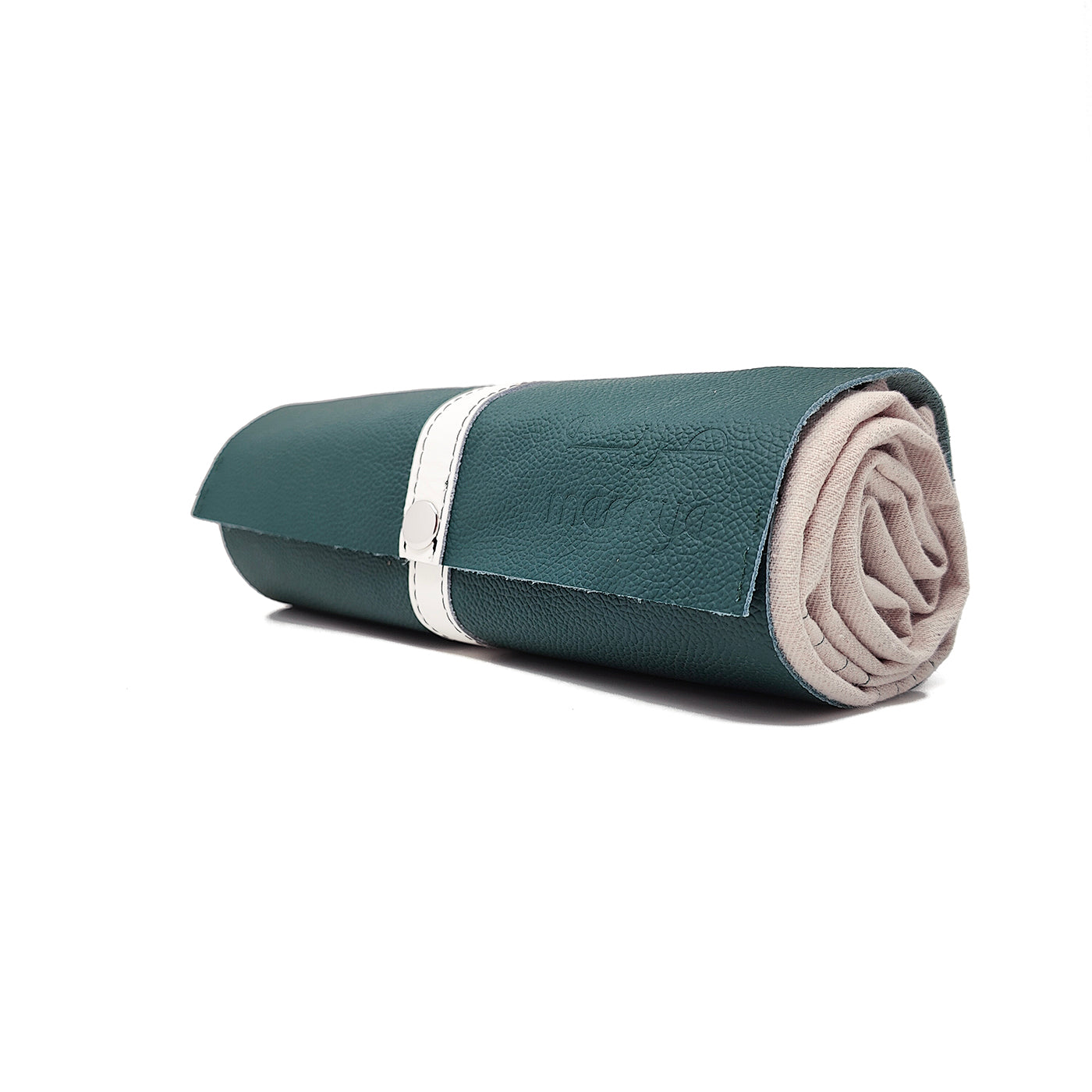 Sa'ad -V- Forest Green Roll Up Prayer Mat - سجادة صلاة