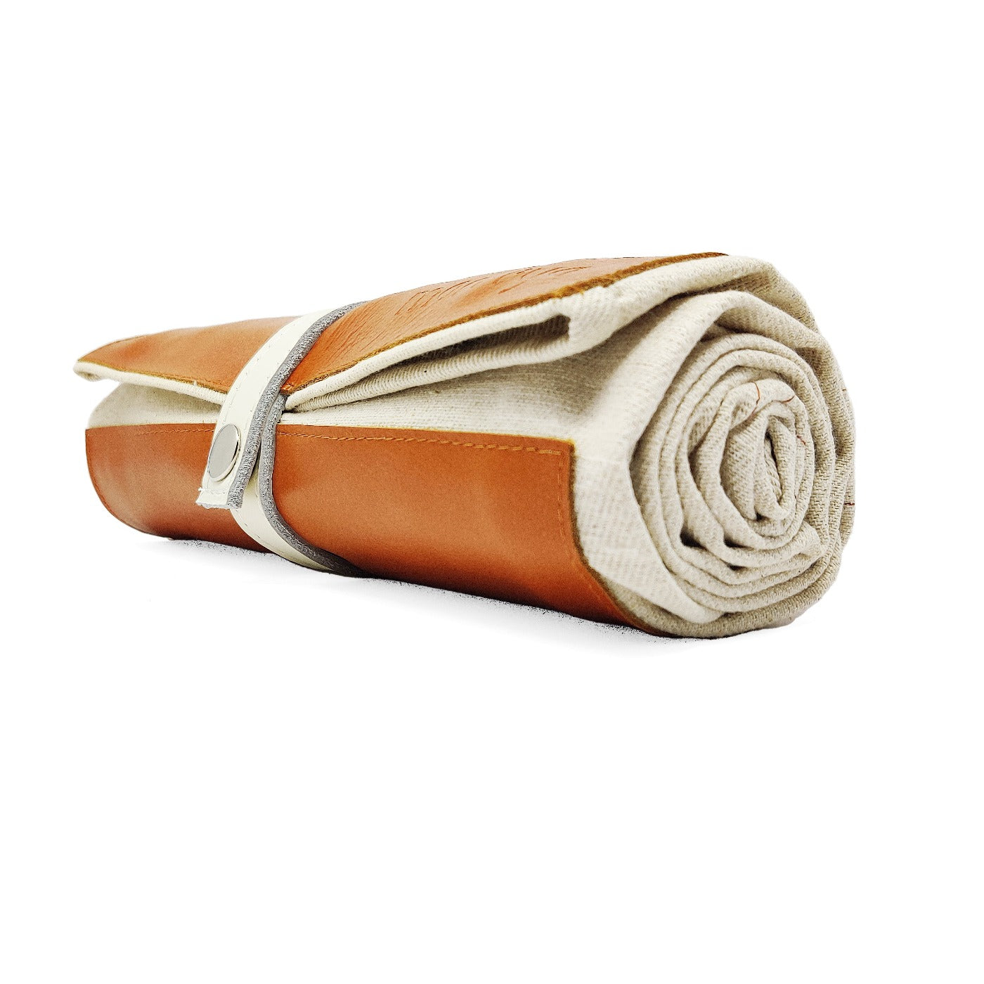 Orange & Ecru Roll Up Prayer Mat - سجادة صلاة