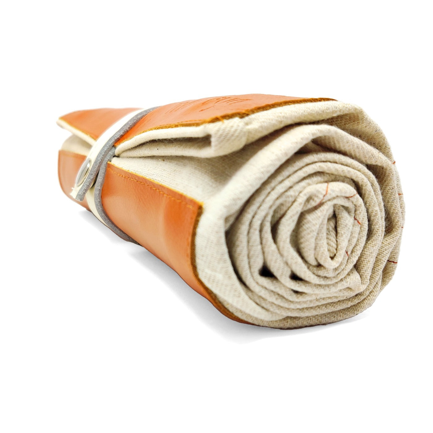 Orange & Ecru Roll Up Prayer Mat - سجادة صلاة