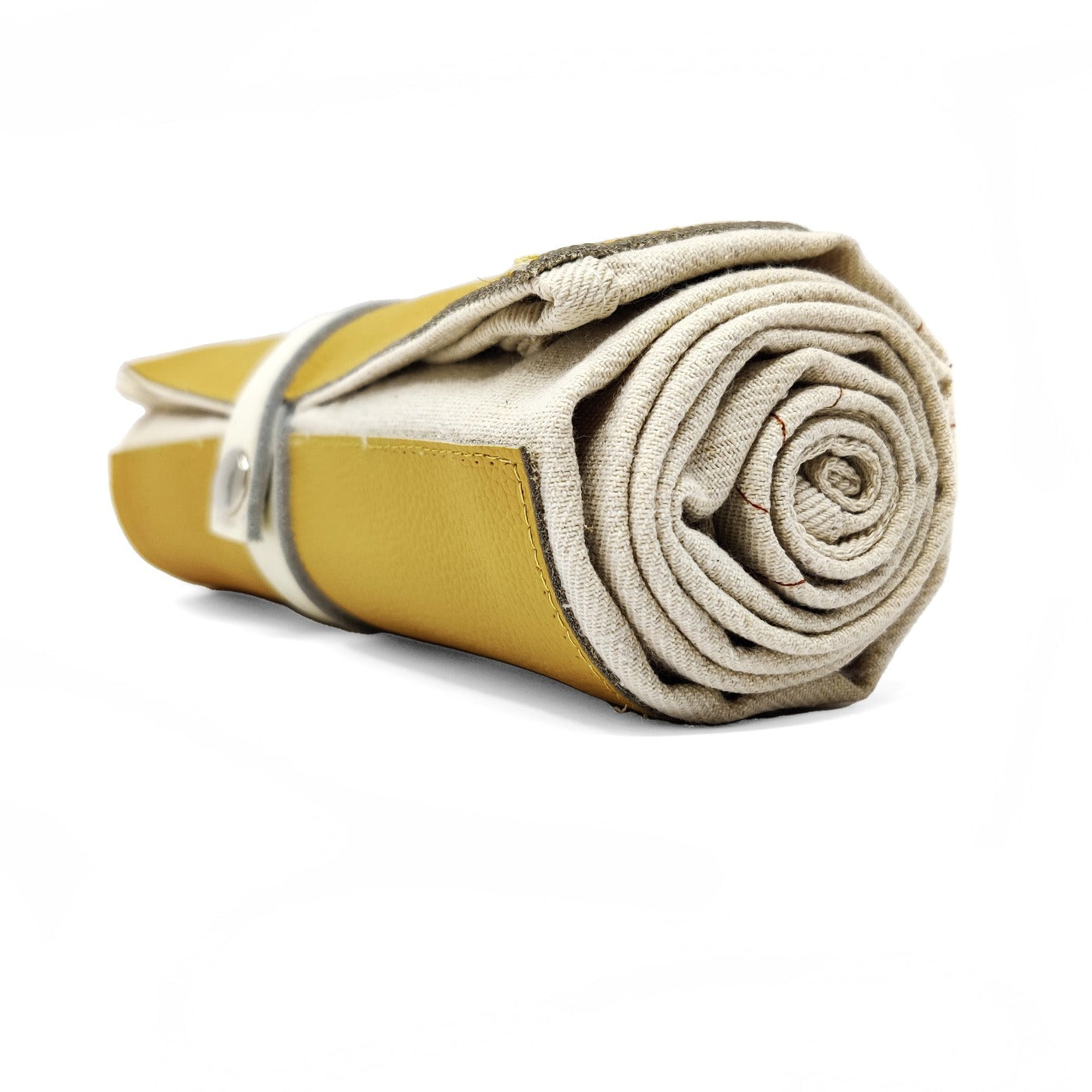 Yellow & Ecru Roll Up Prayer Mat - سجادة صلاة