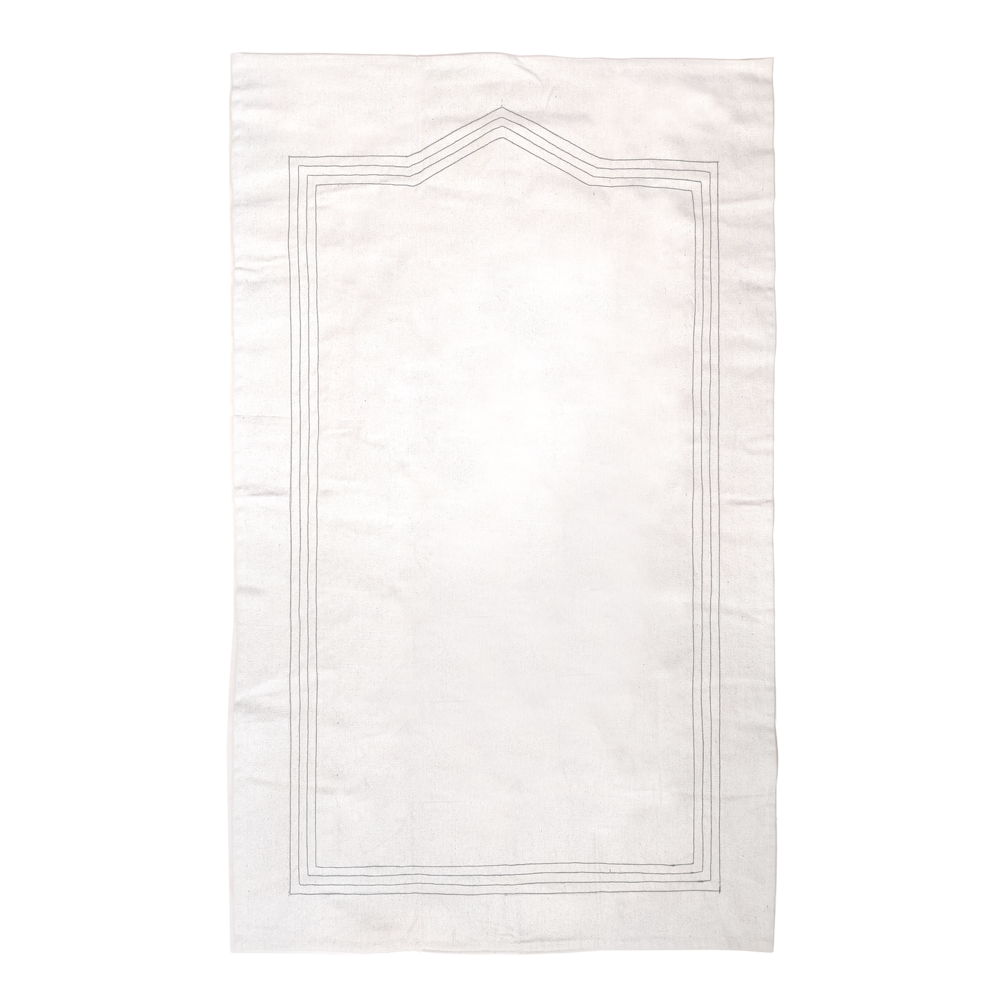 Ecru and Tan Roll-Up Prayer Mat - سجادة صلاة